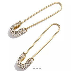 Safety pin earrings